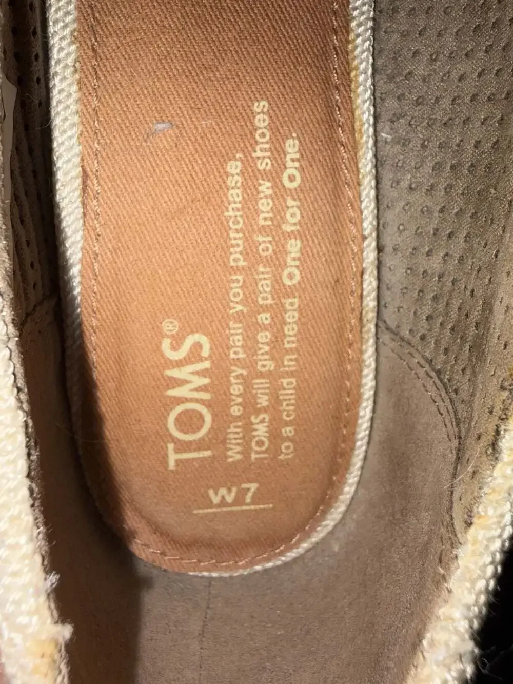 TOMS Women's Open-Toe Cork Wedge Heel Sandals in Off-White Canvas